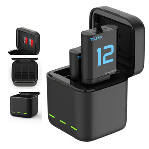 Charging Case with2 Batteries  for Hero 12/11/10/9