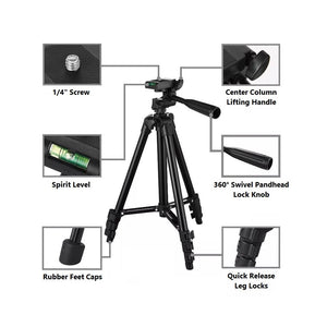 1.02M Lightweight Professional Tripod for GoPro