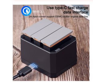 Triple Battery Charger for Osmo Action 1