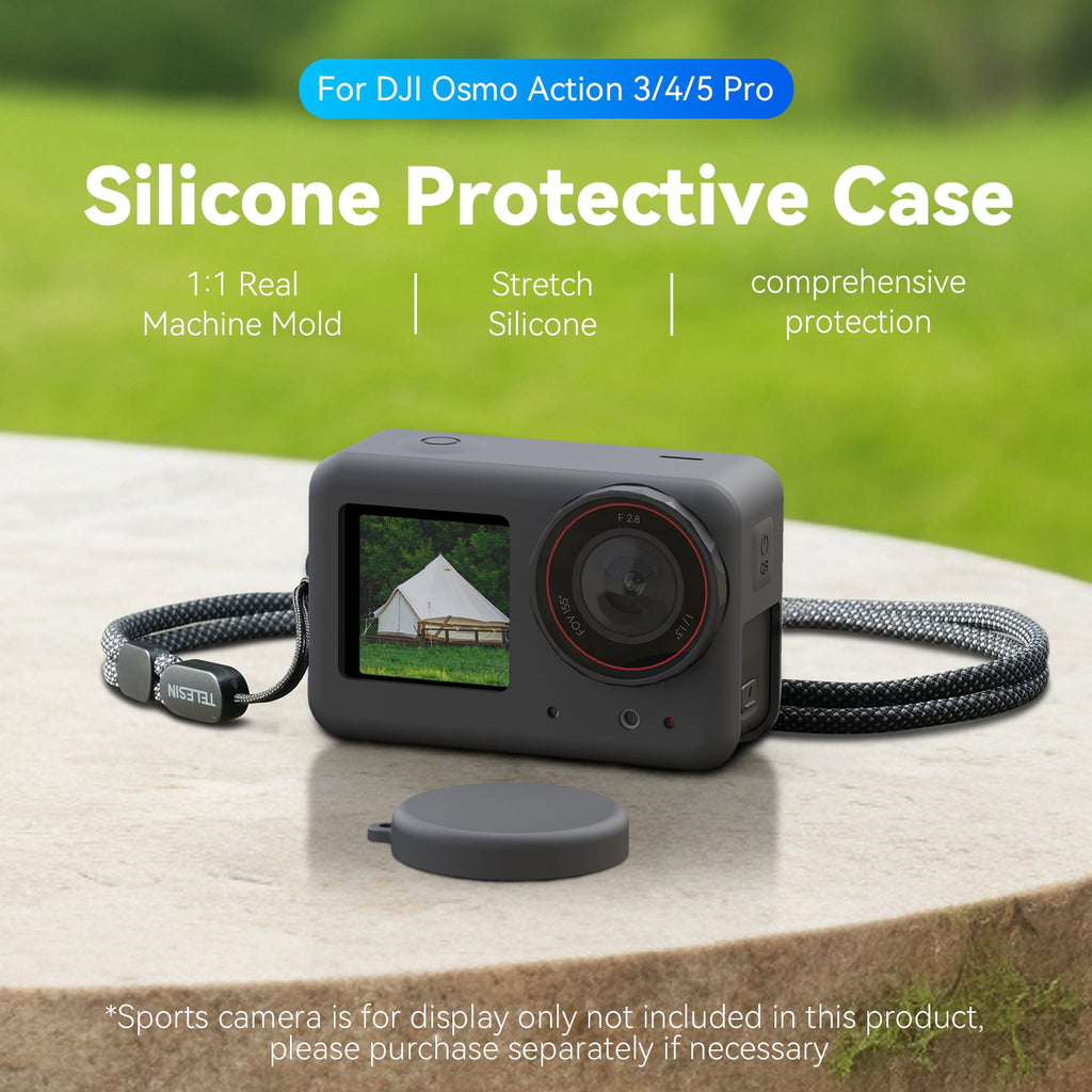 Silicone Protective Case For DJl Osmo Action 3/4/5 Pro