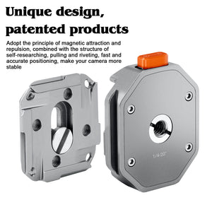 Camera Tripod Quick Release Plate - Quick Release System QR Plate