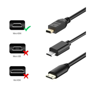 HDMI Cable for GoPro HERO 13/12/11/10/9/8/7/6/5/4/3