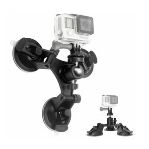 Triple Suction Cup for GoPro