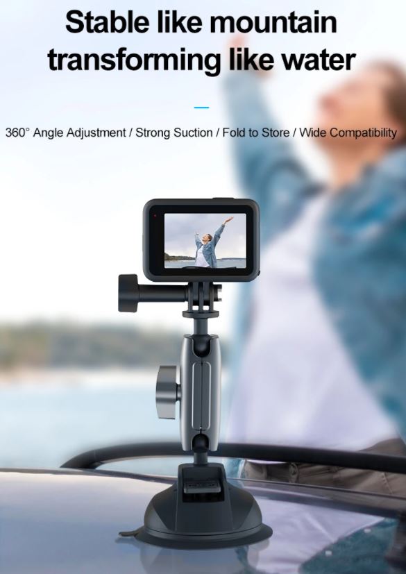 360 Suction Cup Mount for Osmo Action 5 Pro / Osmo Action 4 3 2 1