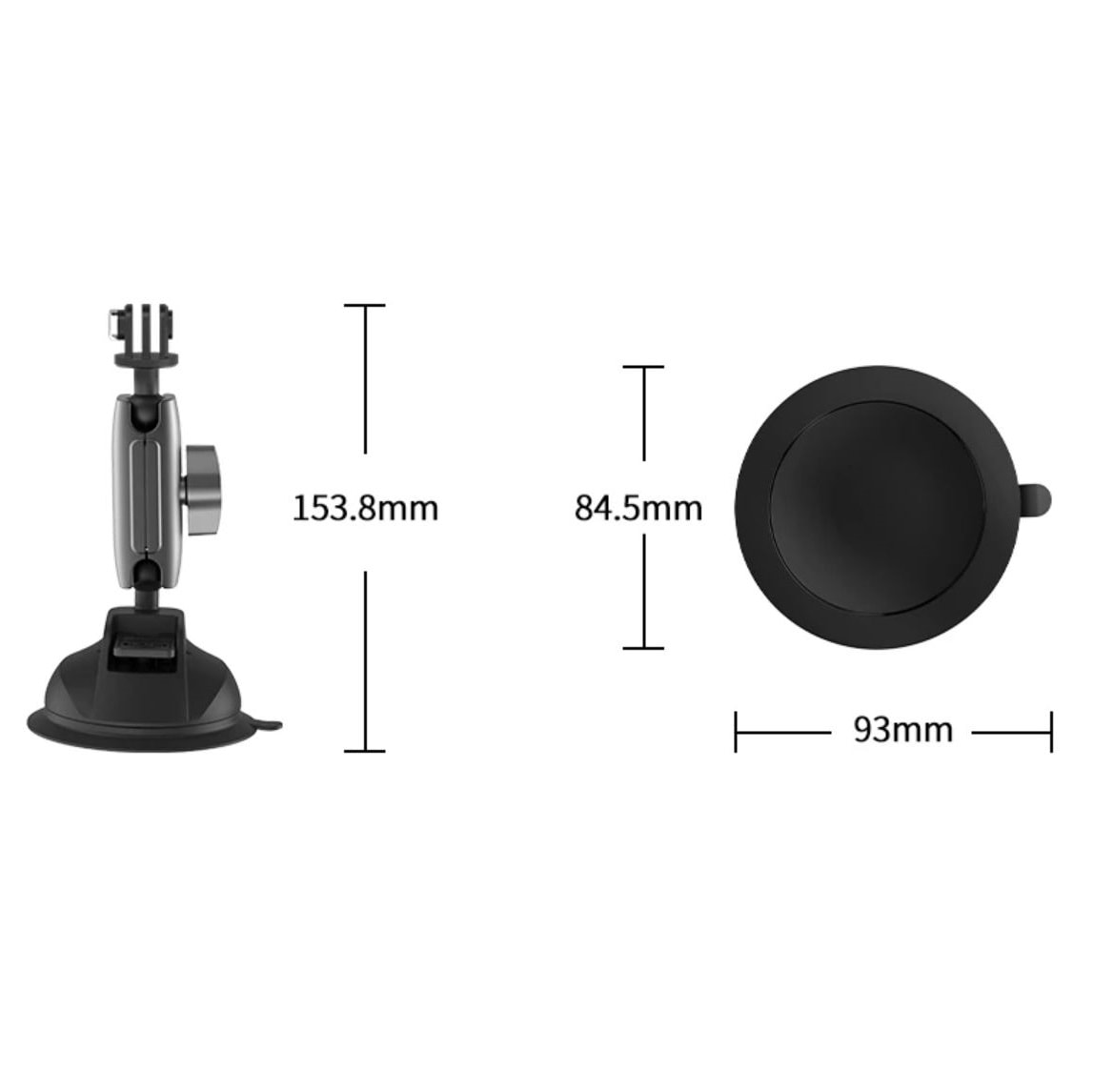 360 Suction Cup Mount for Osmo Action 5 Pro / Osmo Action 4 3 2 1