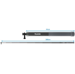 3 Meter Carbon Fibre Selfie Stick (3.0) for GoPro