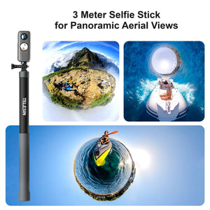 3 Meter Carbon Fibre Selfie Stick (3.0) for Insta360