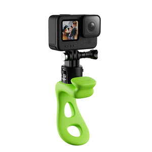 Quick release silicone elastic strap mount for Insta360 Go Pro DJI action camera