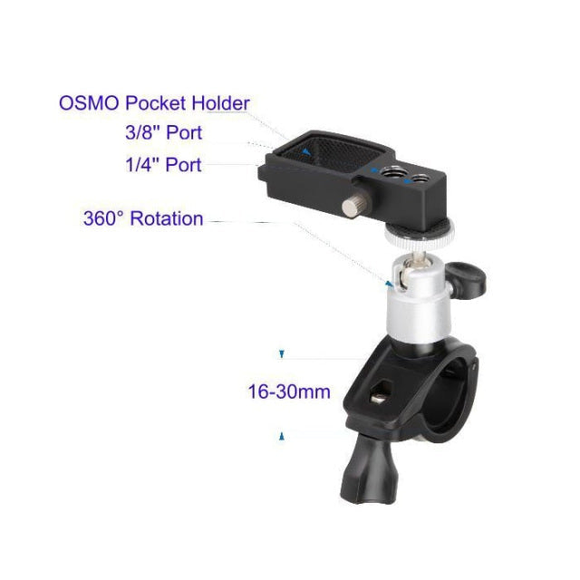 Bicycle Motorcycle Handlebar Mount for Pocket 2