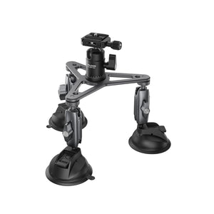 Extra Large Triple Suction Cup Mount for Insta360