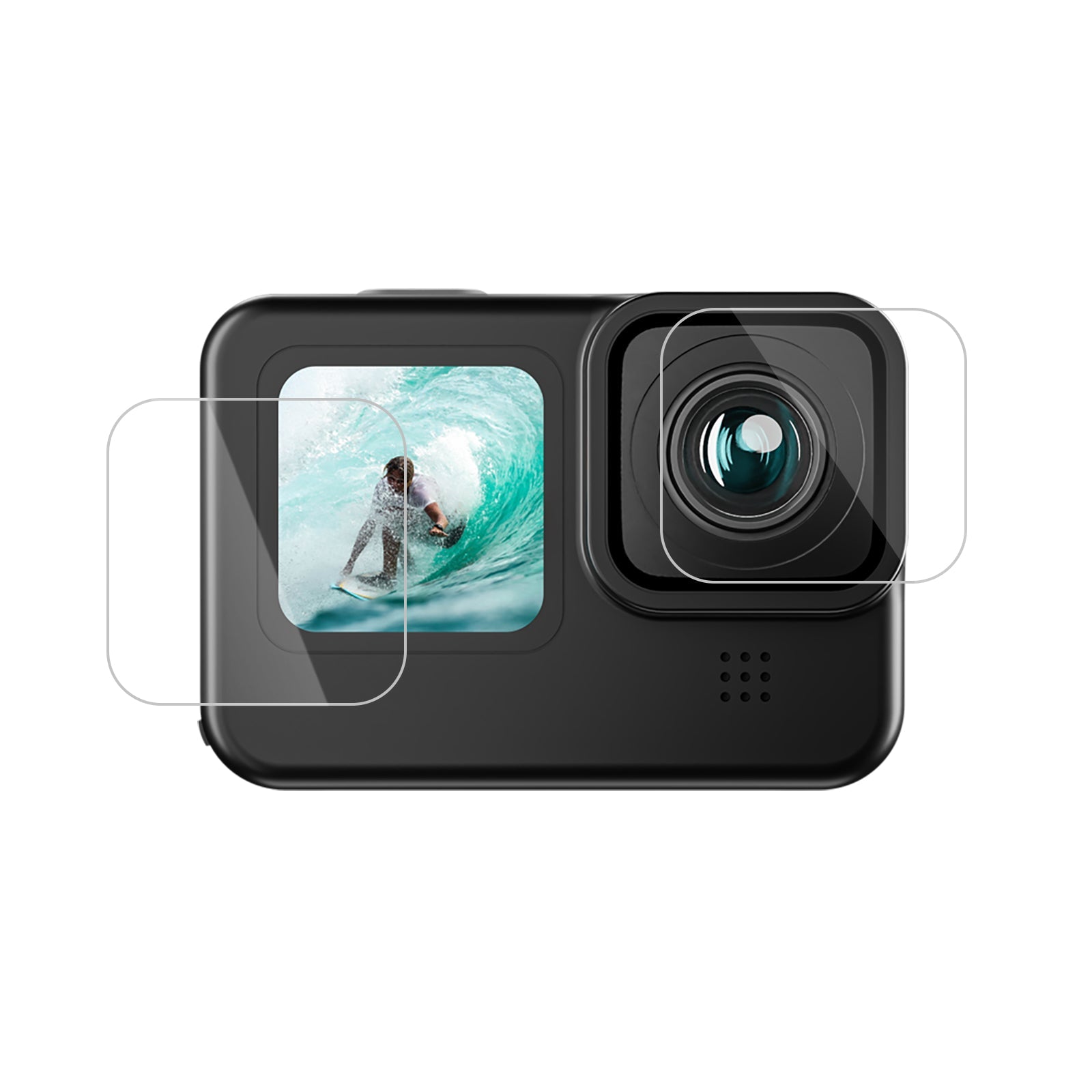 Tempered Glass Screen & Lens Protective Film Cover for GoPro 12/11/10/9