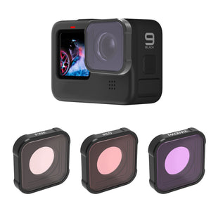 Diving Red / Pink / Magenta Filters for GoPro Hero 9/10/11/12 Black