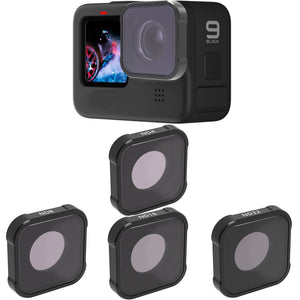 ND4 / ND8 / ND16 / ND32 Filters Kit for GoPro Hero 9/10/11/12 Black Sport Action Camera Neutral Density Filter