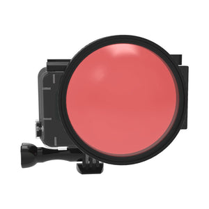 24X Macro Close-up Lens with 58mm Diving Red Filters for GoPro Hero 13/12/11/10/9/8/7/6/5/Hero 2018 Original Waterproof Housing Case