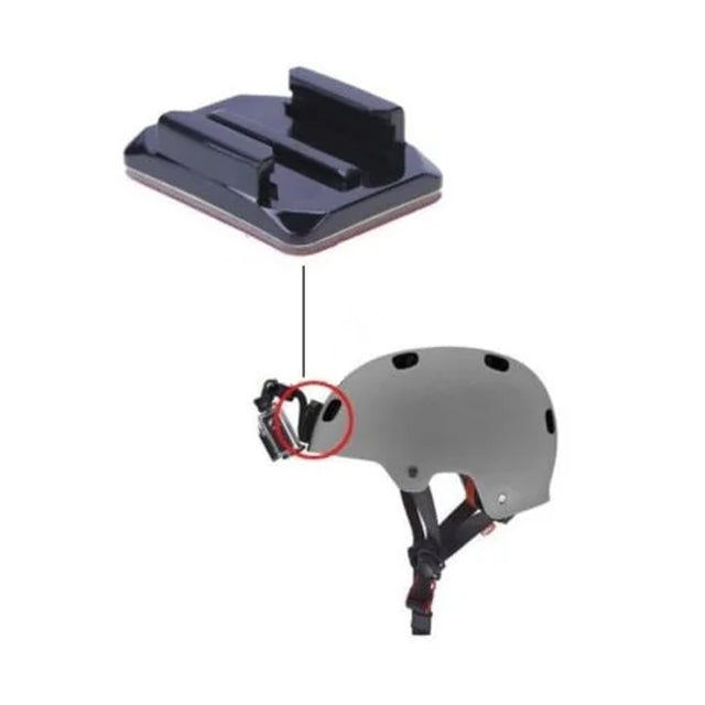 Curved Adhesive with Basic Buckle Mount for GoPro