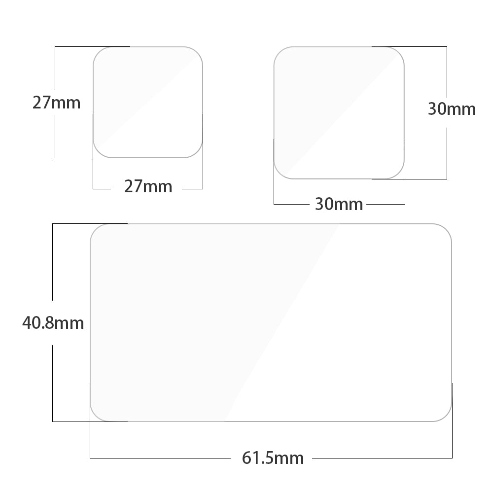 Tempered Glass Screen & Lens Protective Film Cover for GoPro 12/11/10/9