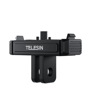 Two-claw quick-release magnetic base mount for GoPro Hero 13 camera