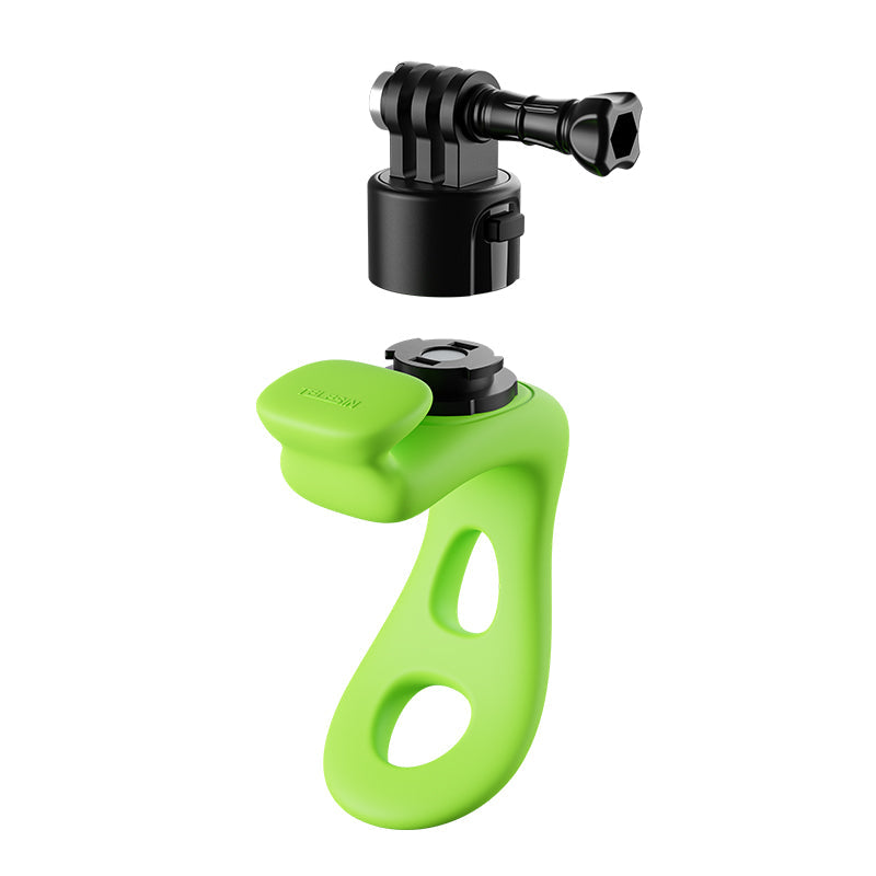 Quick release silicone elastic strap mount for Insta360 Go Pro DJI action camera