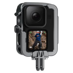 Aluminum Alloy Cage Vertical Frame for GoPro 13/12/11/10/9