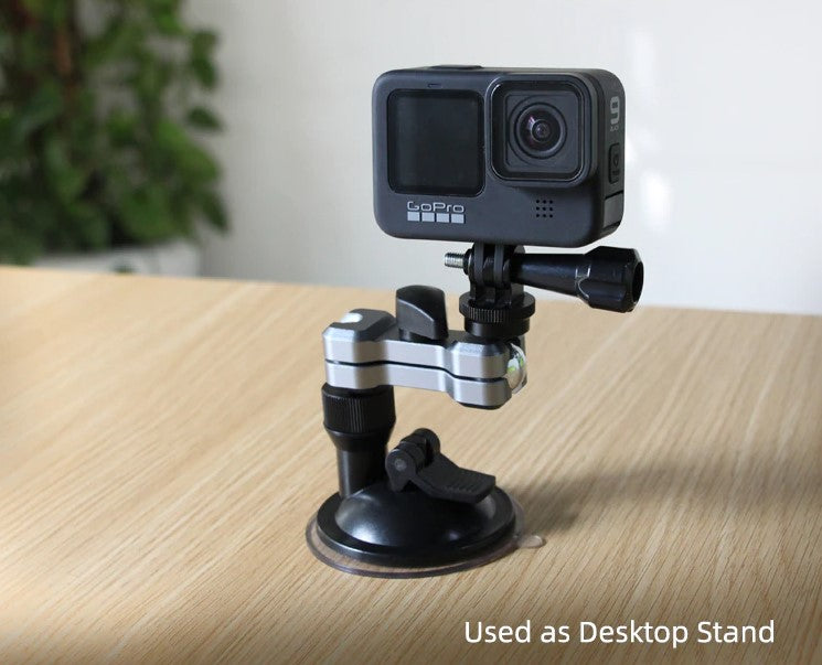 Aluminum Dual 3 Way Suction Cup Mount for Insta360