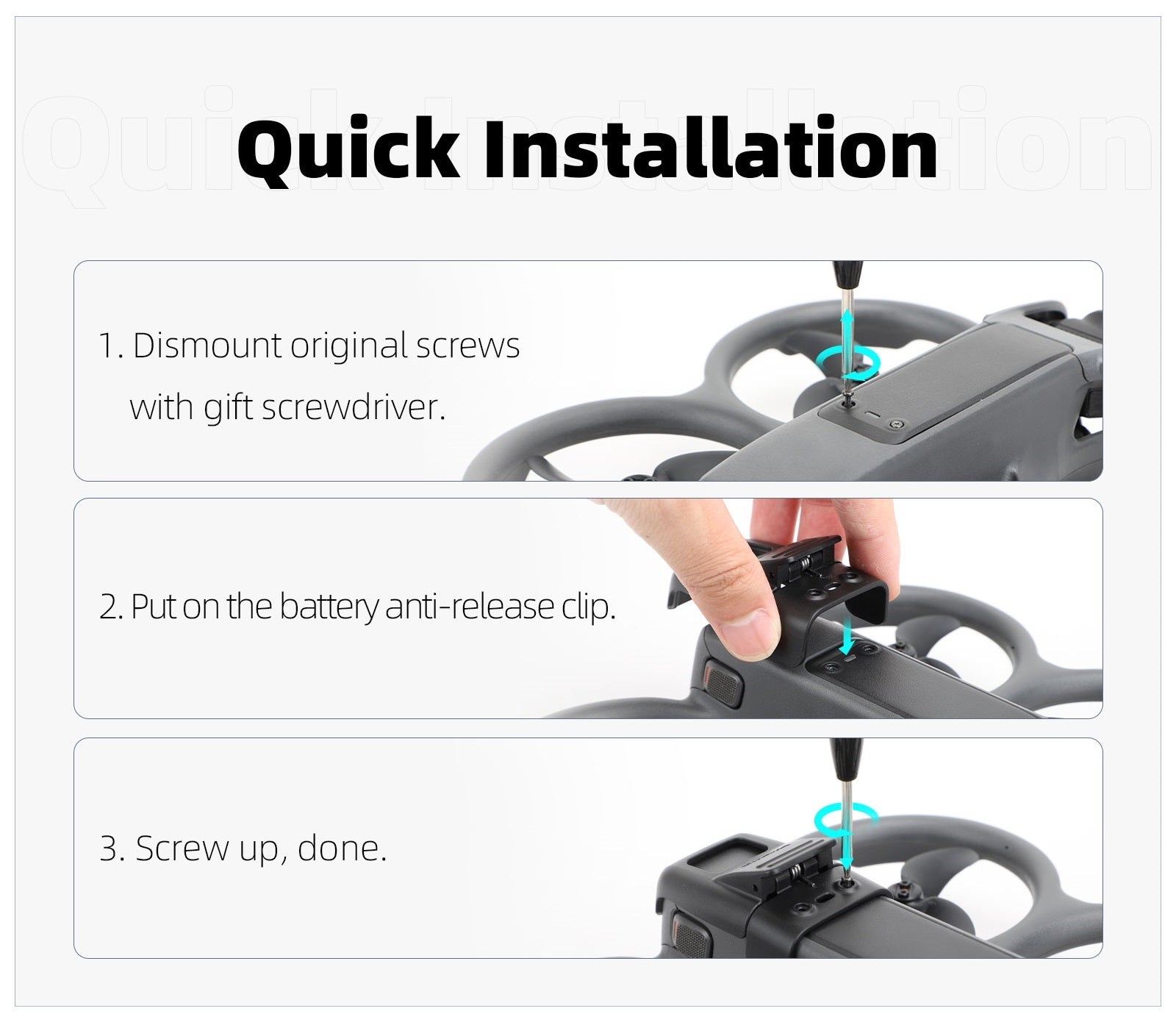 Battery Safety Lock for Avata 2