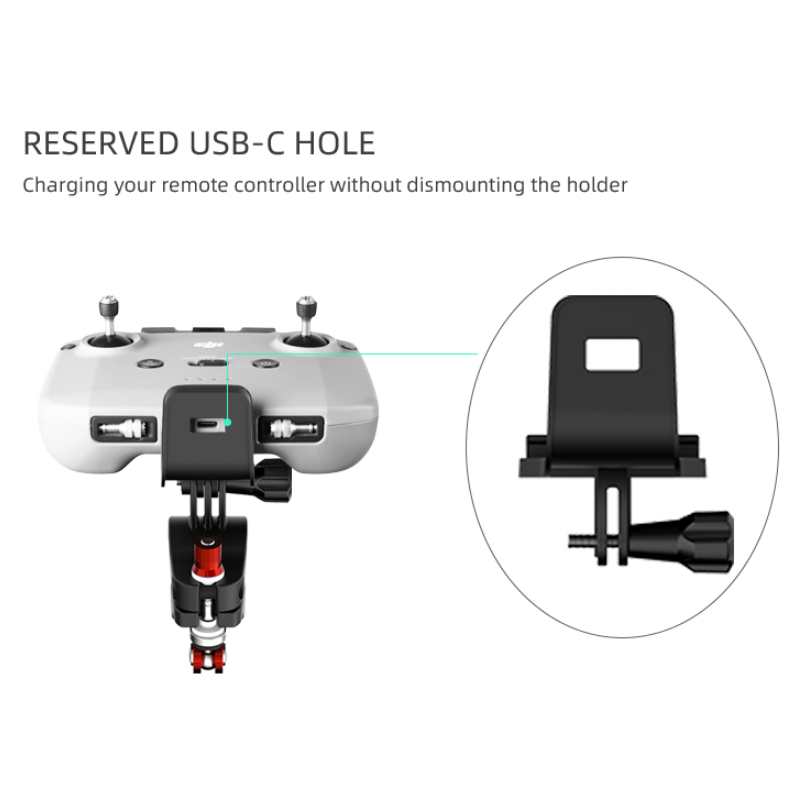 Bicycle Remote Control Holder for Neo / Mavic 3 / Air 3 / Air 2 / Mini 4 / Mini 3 / Mini 2 / Mini 4K (RC-N1 Controller)