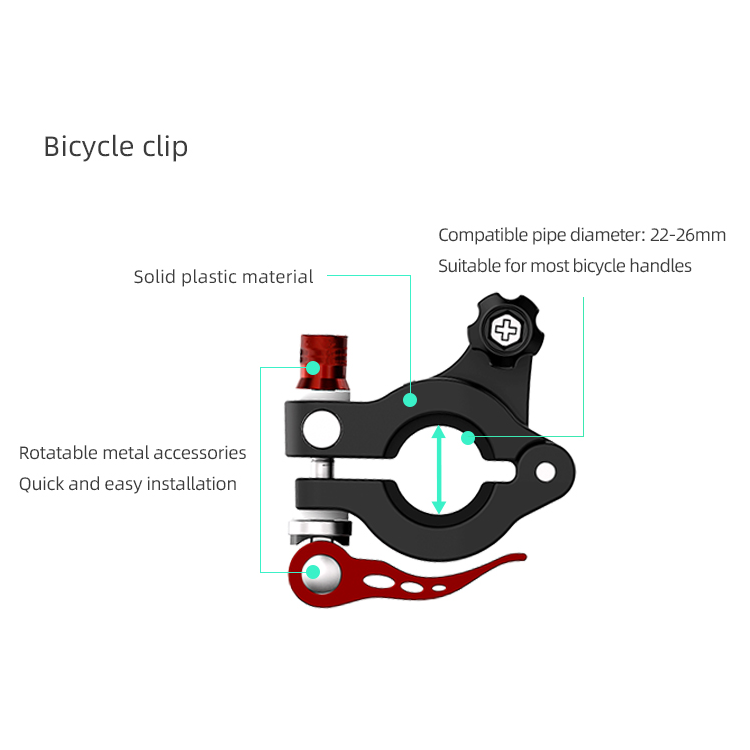 Bicycle Remote Control Holder for Neo / Mavic 3 / Air 3 / Air 2 / Mini 4 / Mini 3 / Mini 2 / Mini 4K (RC-N1 Controller)