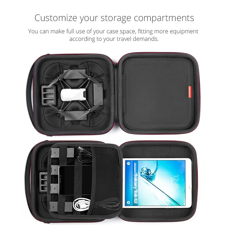 PGYTECH Portable PU Nylon EVA Storage Bag for DJI TELLO, For DJI TELLO