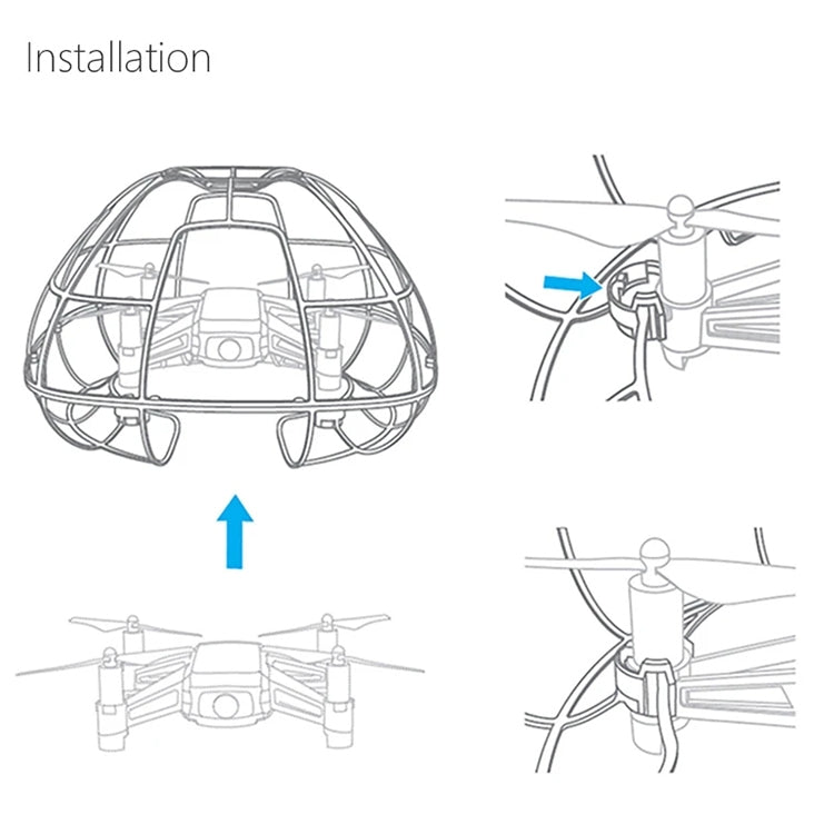 PGYTECH Spherical Protective Cover Cage for DJI TELLO, For DJI TELLO Cage