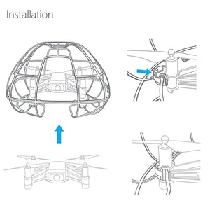 PGYTECH Spherical Protective Cover Cage for DJI TELLO, For DJI TELLO Cage