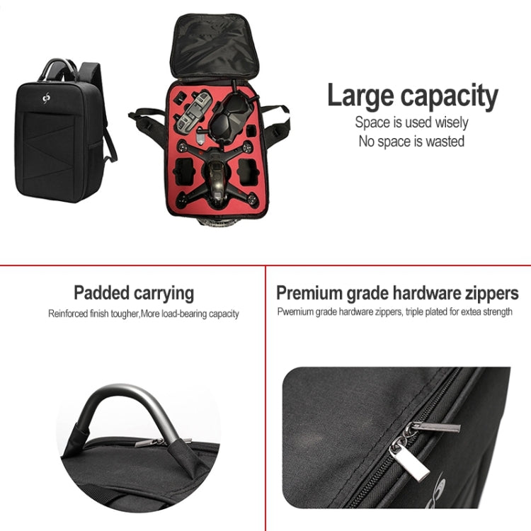 For DJI FPV Combo Backpack Storage Box Shockproof Wear-resistant Splash-proof Nylon Cloth Bag Handbag, Splash-proof Bag