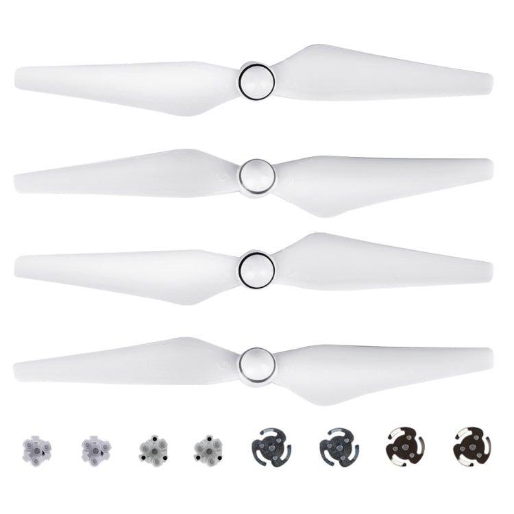 Sunnylife 2 Pairs 9450 Props CW / CCW Propellers for DJI Phantom 4, For DJI Phantom 4(White)