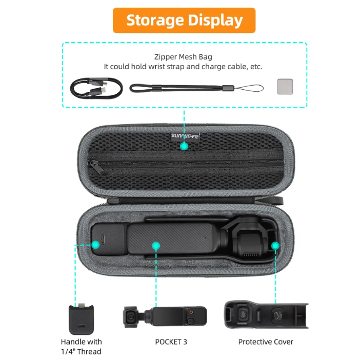 Camera Carry Case for Osmo Pocket 3