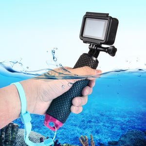 Sport Camera Floating Hand Grip / Diving Surfing Buoyancy Rods with Adjustable Anti-lost Hand Strap for HERO9 Black / HERO8 Black / HERO7 /6 /5 /5 Session /4 Session /4 /3+ /3 /2 /1 & Xiaomi Xiaoyi Yi / Yi II 4K & SJCAM, Hand Grip