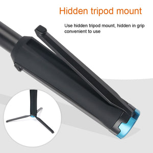 Portable Foldable Tripod Holder Selfie Monopod Stick for GoPro, Insta360, DJI and Other Action Cameras, Length: 23.5-81cm, RUIGPRO