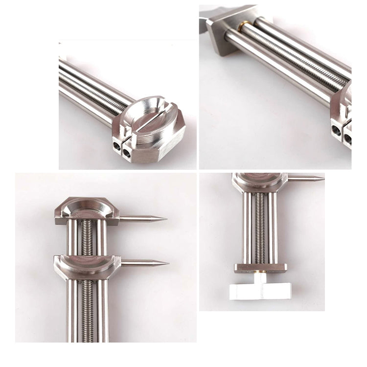 ZXGJ0002 Double-sided Lens Thread Screw Stainless Steel Repair Shaper Tool for Tripod Quick Release Plate / Camera Lens