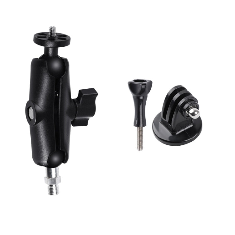 M10 9cm Connecting Rod Fixed Motorcycle Mount Holder with Tripod Adapter & Screw for GoPro, Insta360, DJI and Other Action Cameras