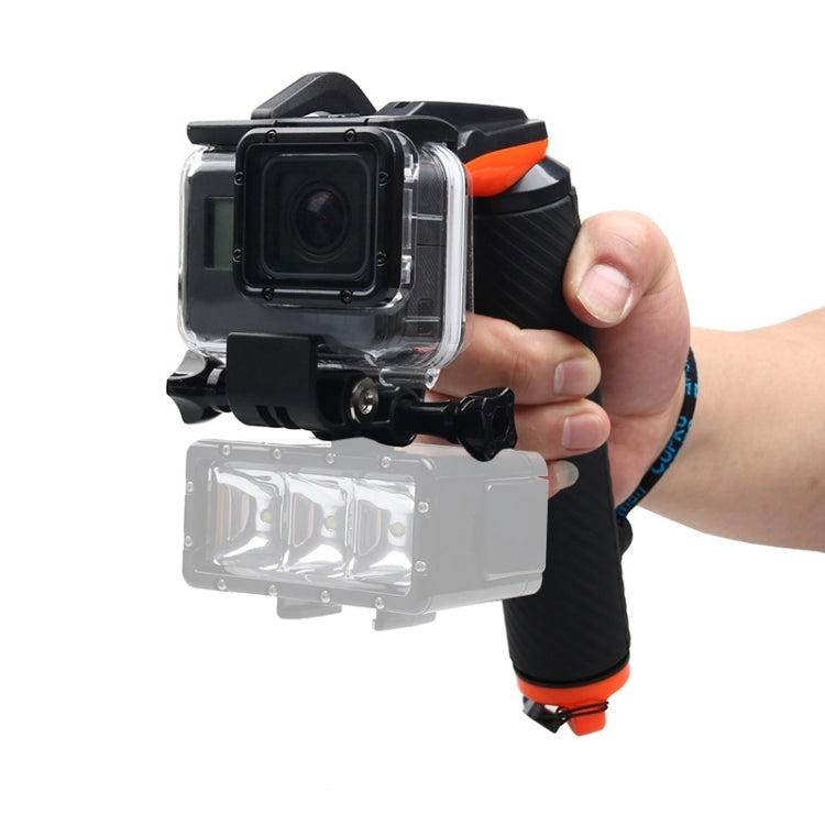 Shutter Trigger + Floating Hand Grip Diving Buoyancy Stick with Adjustable Anti-lost Strap & Screw & Wrench for GoPro HERO7 /6 Black /5 Black, Shutter Trigger