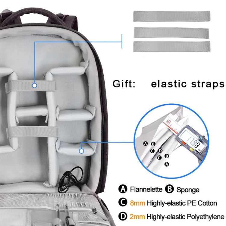 CADeN Multifunctional Shoulder SLR Camera Lens Bag Photography Backpack