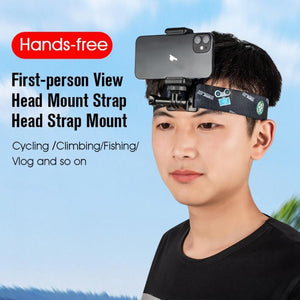 STARTRC Adjustable Head Strap Vlog FPV POV Mount Belt for GoPro, Insta360, DJI Osmo Action and Other Action Cameras