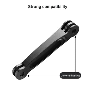 Joint Aluminum Extension Arm Grip Extenter for GoPro, Insta360, DJI and Other Action Cameras, Length: 10.8cm, 10.8cm