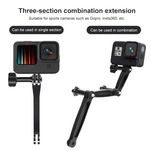 Joint Aluminum Extension Arm Grip Extenter for GoPro, Insta360, DJI and Other Action Cameras, Length: 6.8cm, 6.8cm