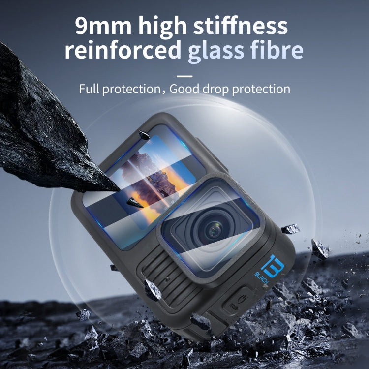 For GoPro HERO13 Black STARTRC 2 Sets 3 in 1 Lens and Front Back Screen Tempered Glass Film