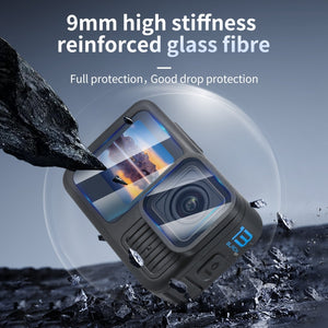 For GoPro HERO13 Black STARTRC 2 Sets 3 in 1 Lens and Front Back Screen Tempered Glass Film