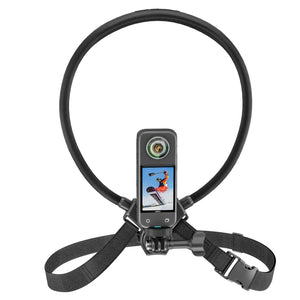 STARTRC Lazy Adjustable Neck Vlog FPV POV Bracket with Chest Strap for DJI / GoPro / Insta360 Action Cameras / Smartphones, Neck POV Bracket