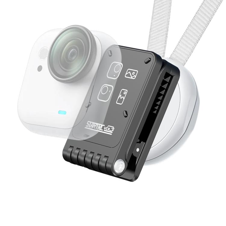 For Insta360 GO Ultra STARTRC Magnetic Clip Mount Multi-Angle Hands-Free POV Clip, Magnetic Clip