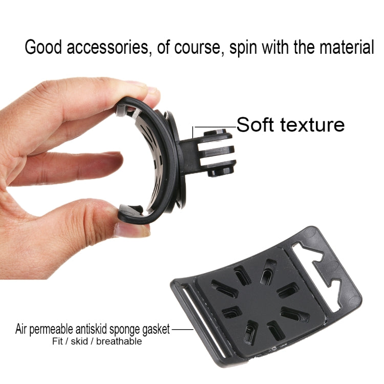 GP278 3 in 1 Hand Wrist Arm Leg Straps 360-degree Rotation Mount for GoPro, Insta360, DJI and Other Action Cameras