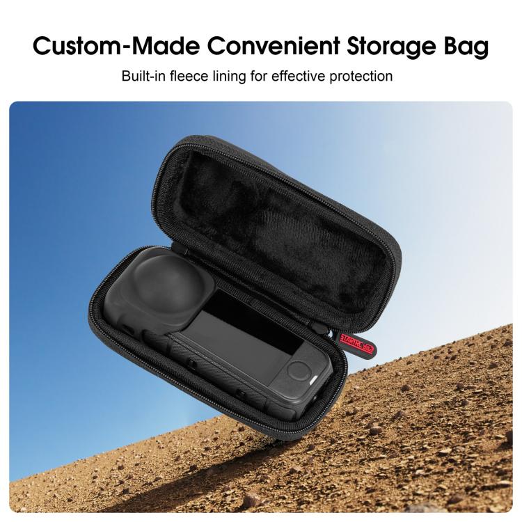 For Insta360 X4 Air STARTRC Camera PU Carry Storage Bag