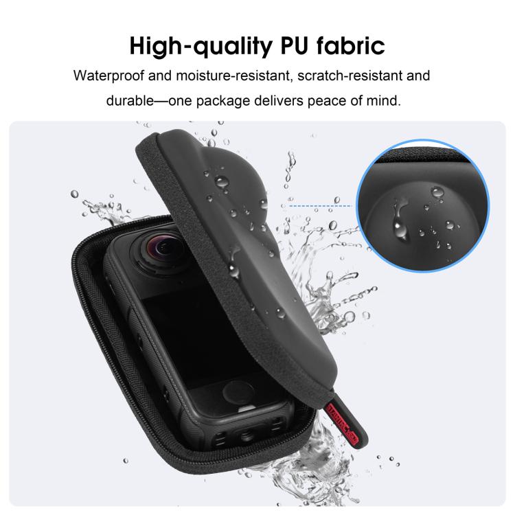 For Insta360 X4 Air STARTRC Camera PU Carry Storage Bag