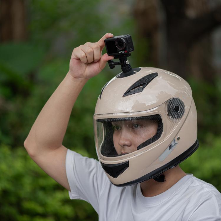 STARTRC Flexible Helmet Sticky Adhesive Mount for GoPro, Insta360, DJI and Other Action Cameras
